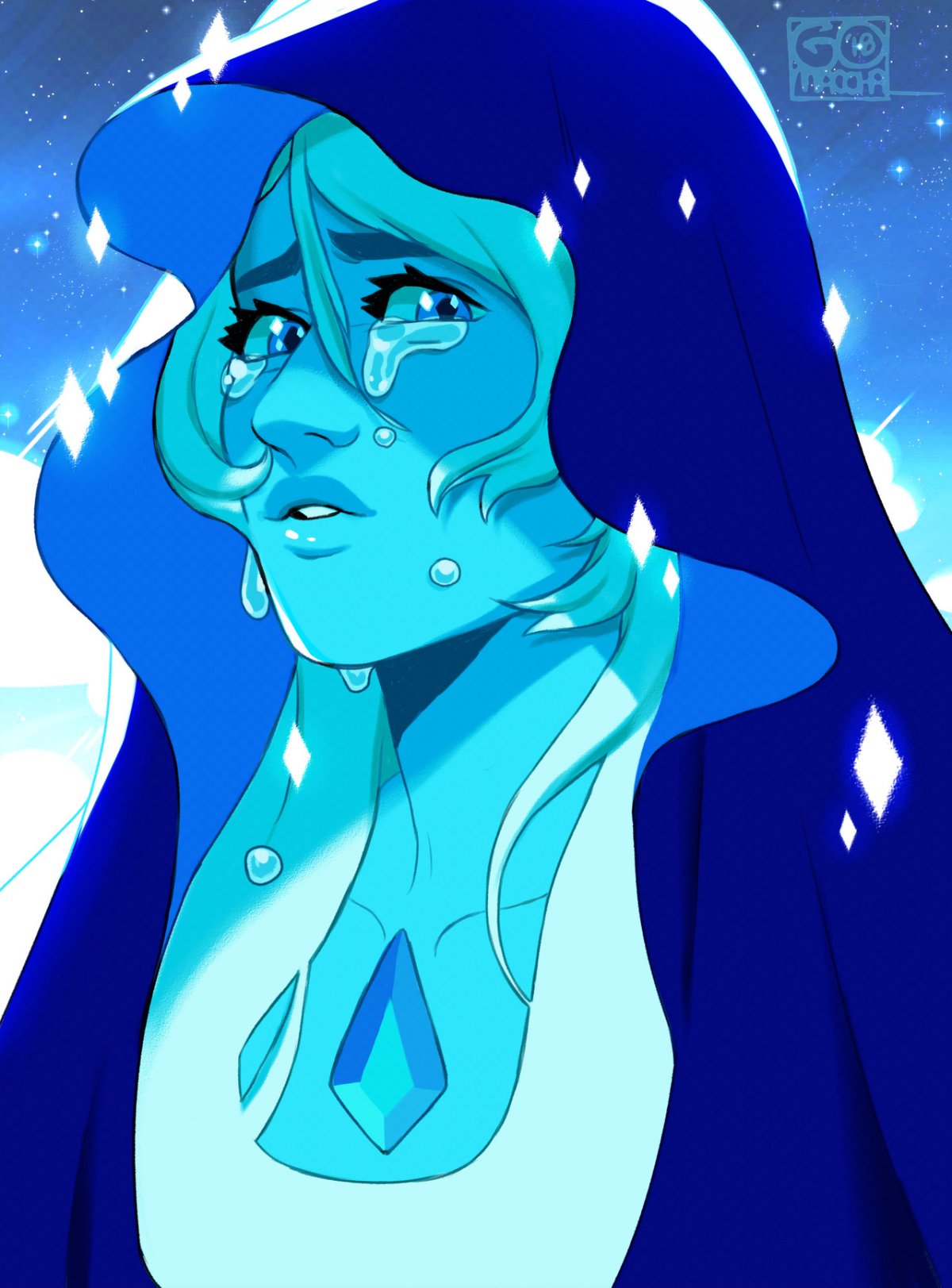 Вселенная Стивена синий Алмаз арт