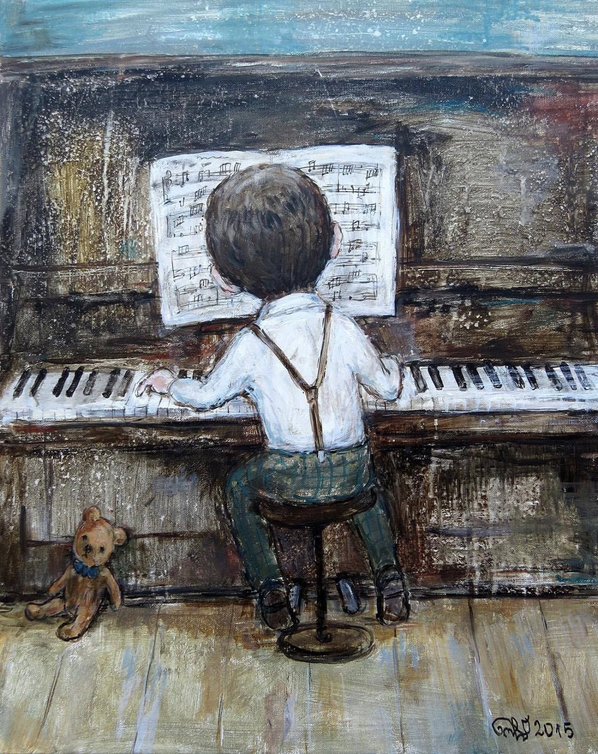 Рояль на природе