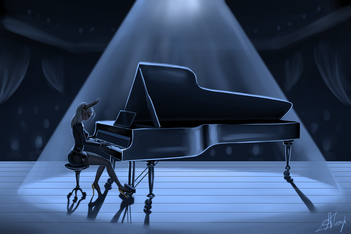 Клавиатура рояля