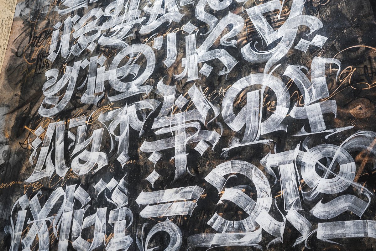 Каллиграфия покраса Лампаса