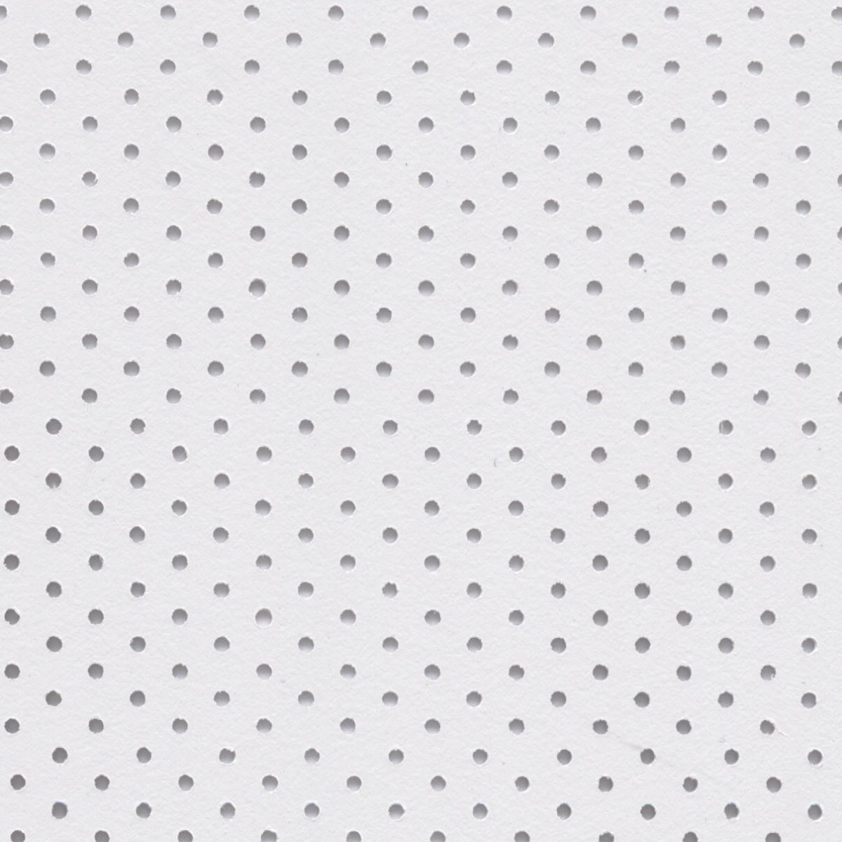 Перфорированная панель металлическая белая