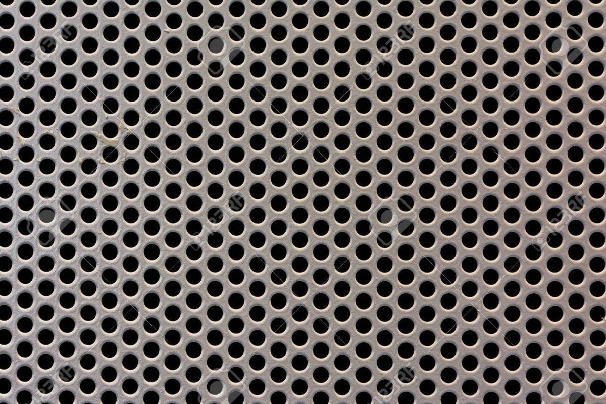 Перфорированные алюминиевые панель 25х35