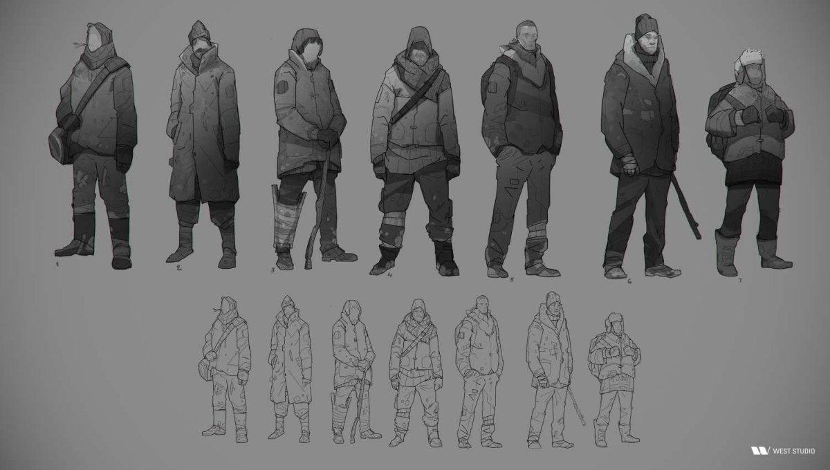 Концепт арт персонажа