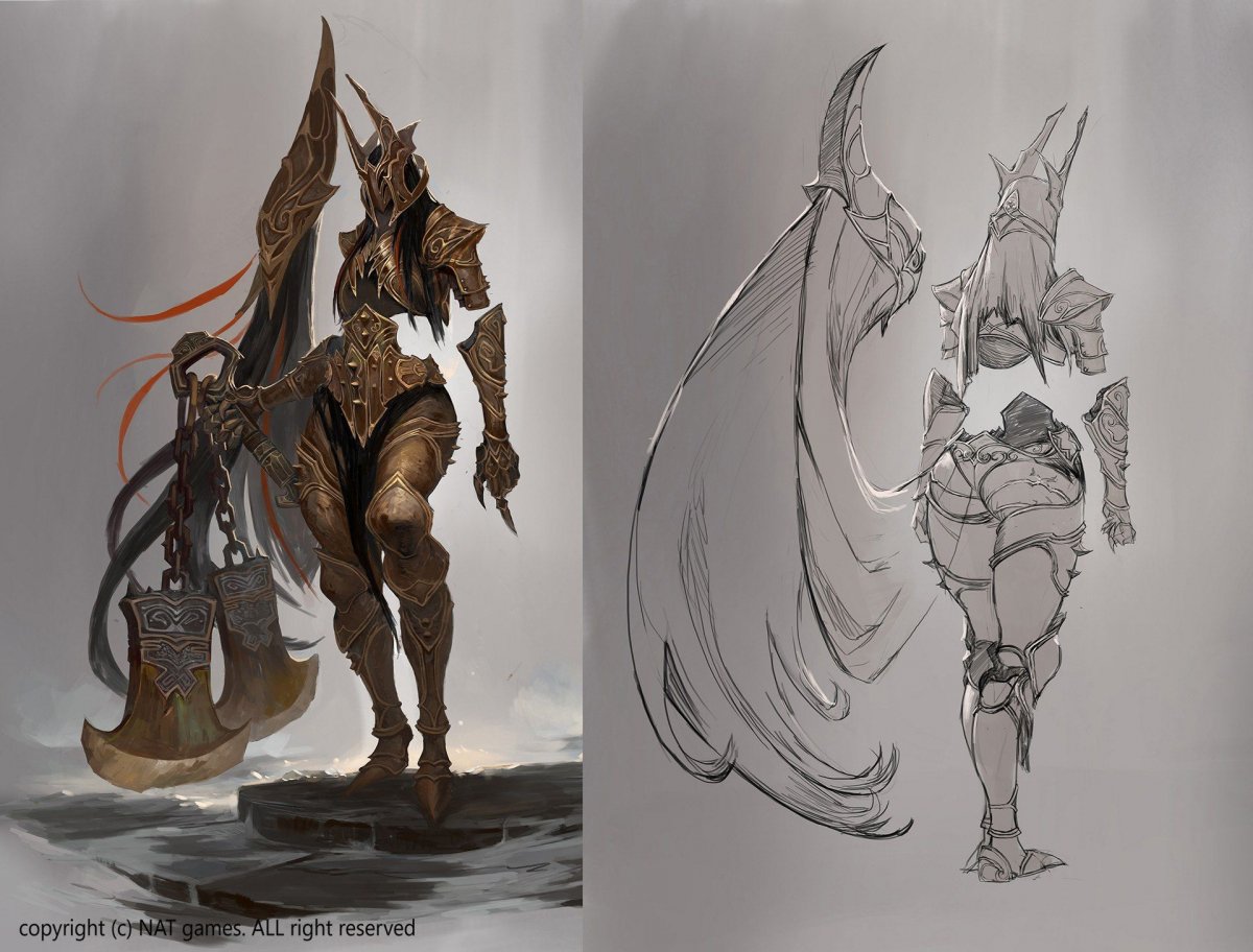 Концепт персонажа РПГ