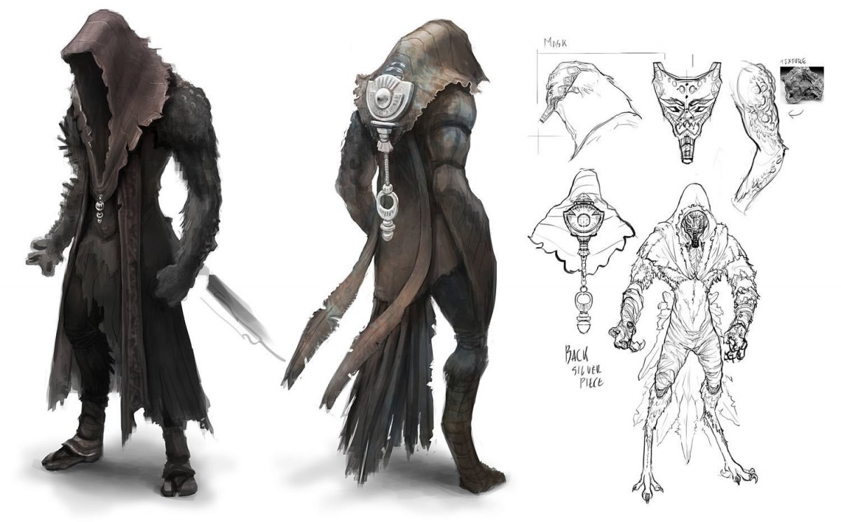 Силуэт для концепт арта