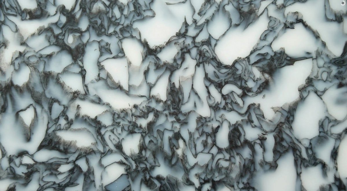 Текстура переработанного пластика