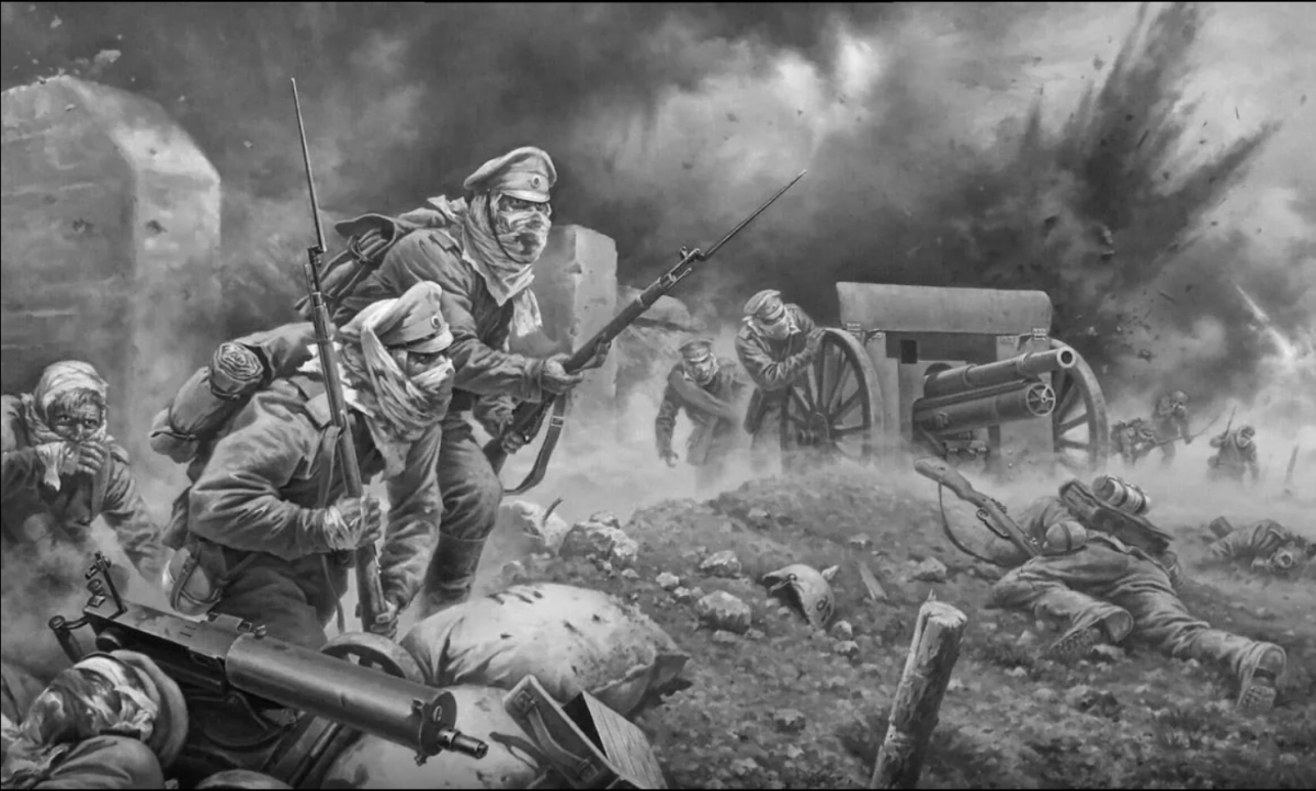 Атака мертвецов Осовец Сабатон