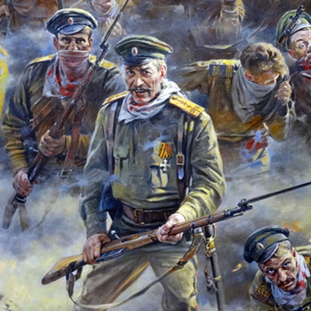 Атака русских мертвецов картина