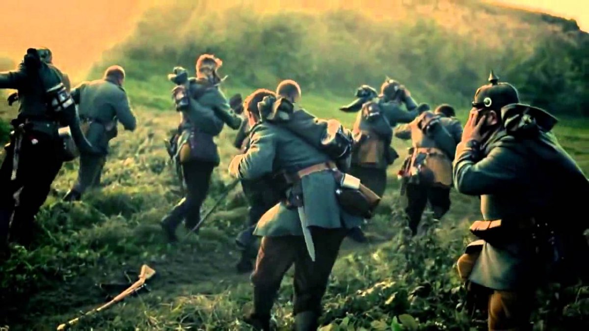 Штыковая атака рисунок