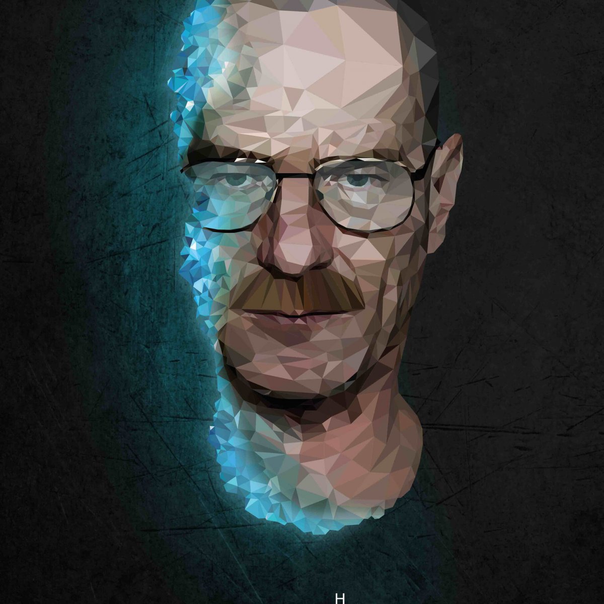 Уолтер Уайт рисунок из сериала