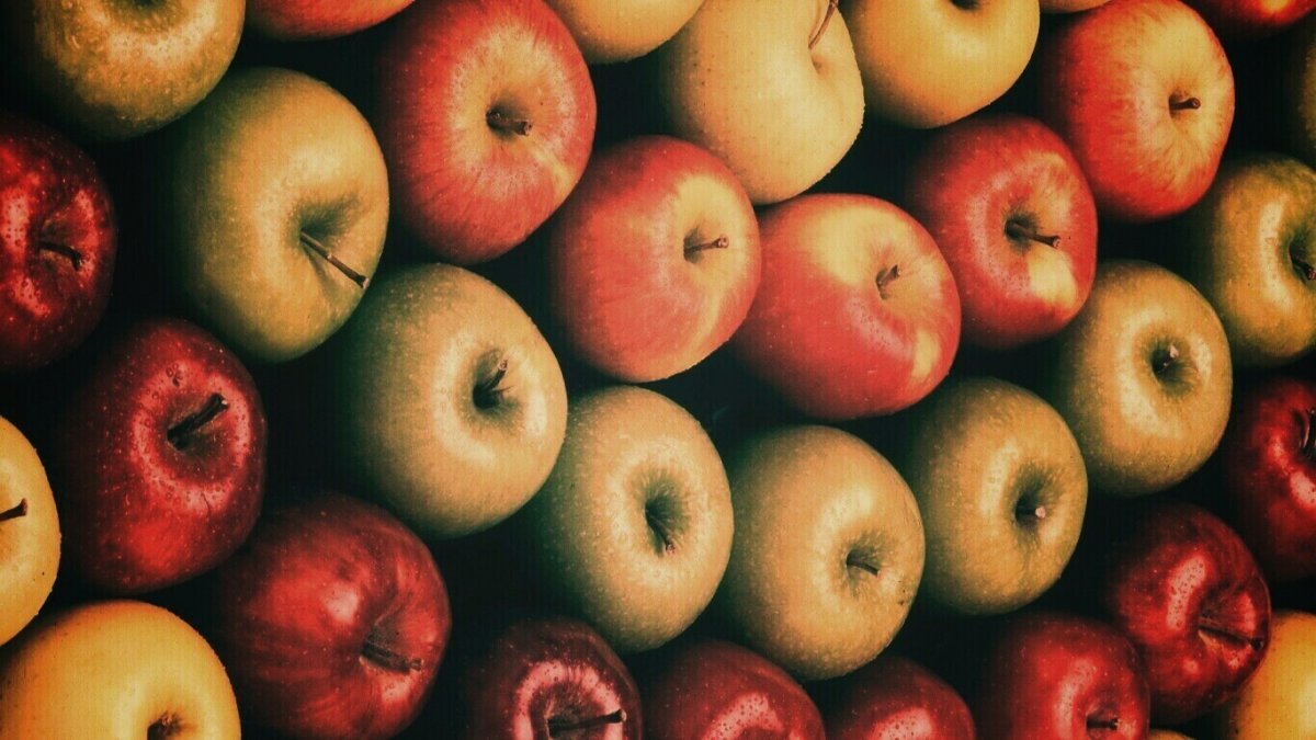 Обои яблоки