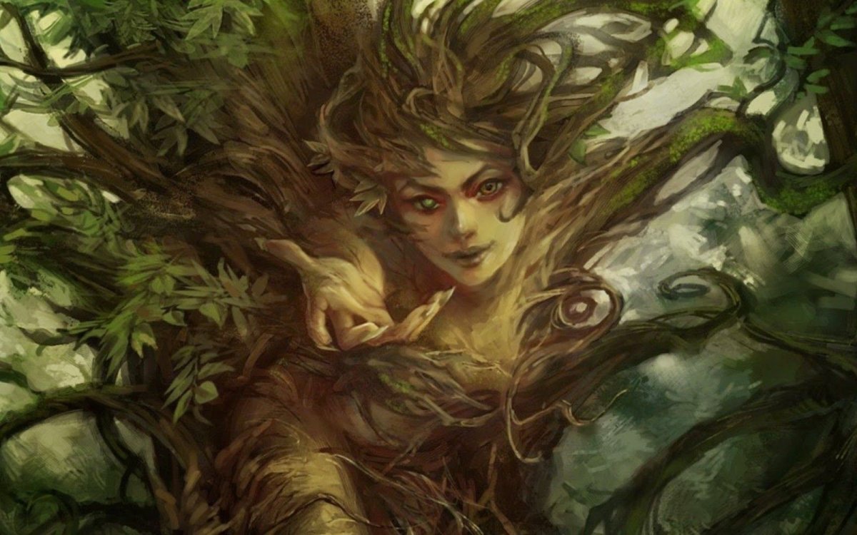 Нимфа воды арт