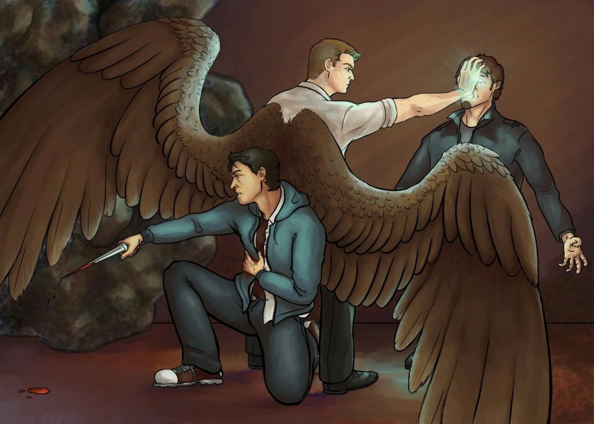 Кастиэль и пустота арты