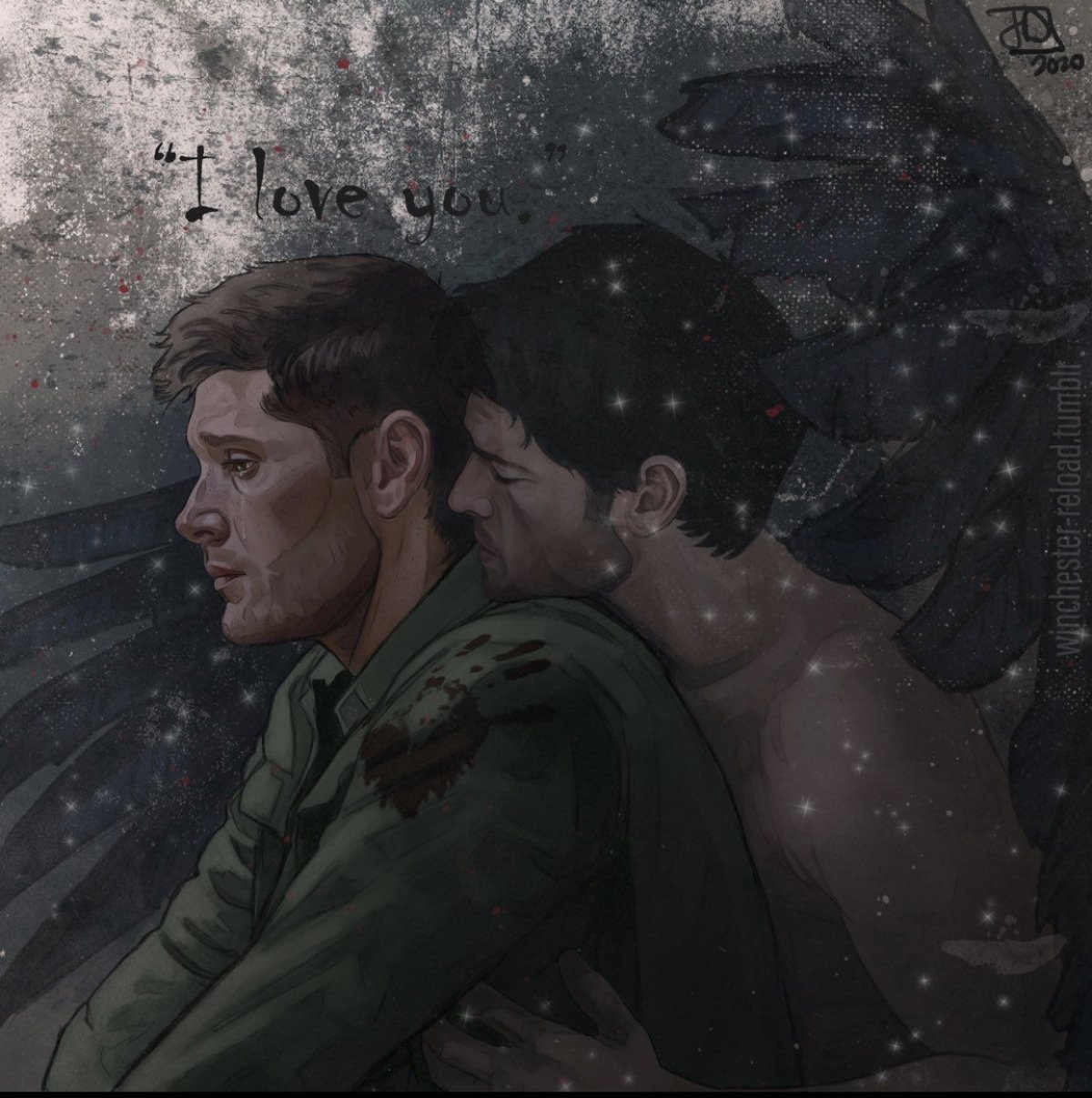 Дин и КАС арт с голубями