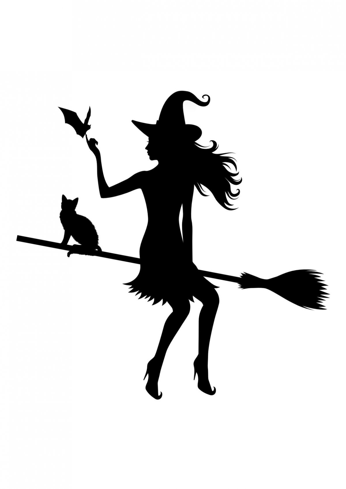 Силуэт ведьмы