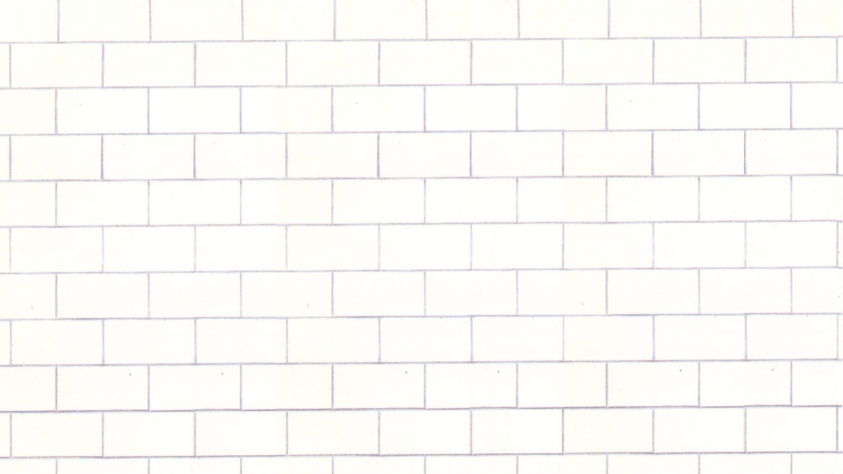 Белая кирпичная стена