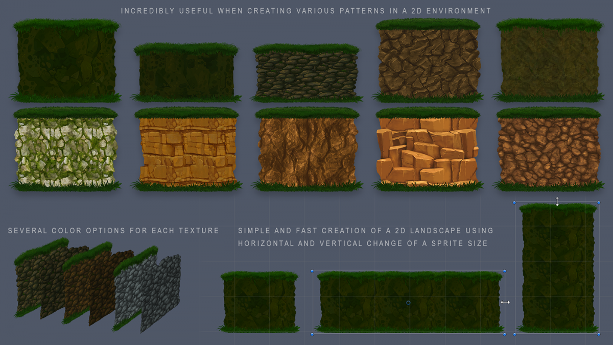 Спрайт травы 2d