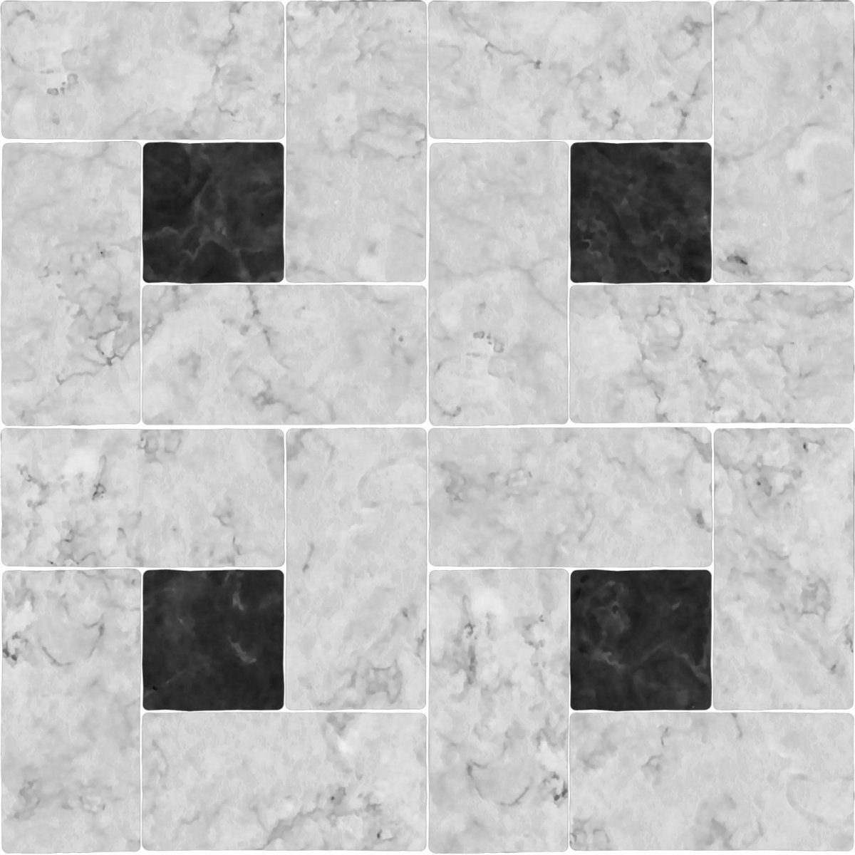 Пол черно белый квадрат во Дворце