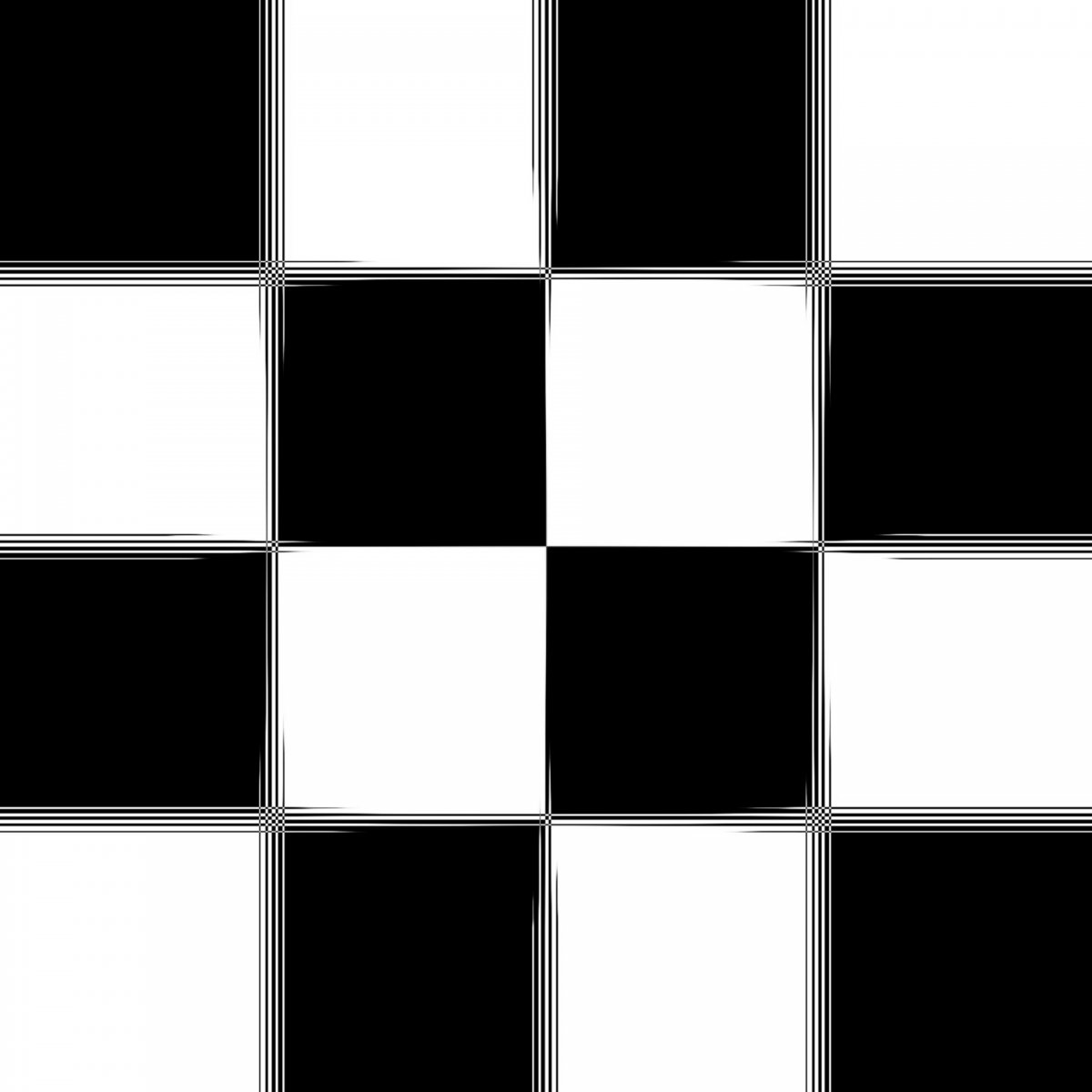 Ткань черно белые ромбы