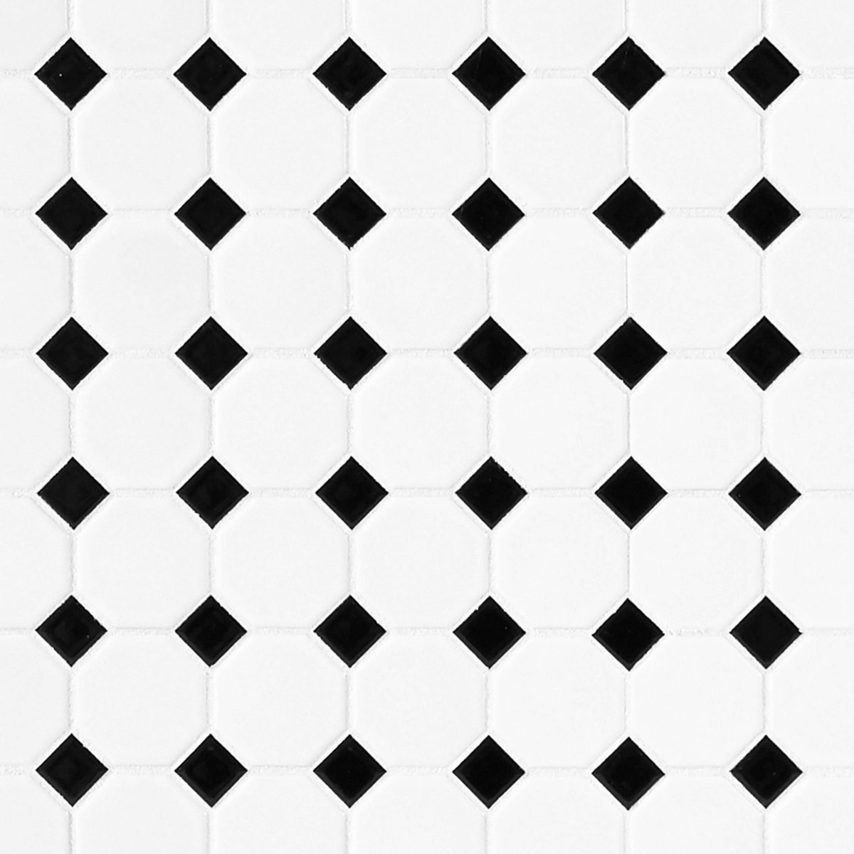 Черно белая плитка квадратная