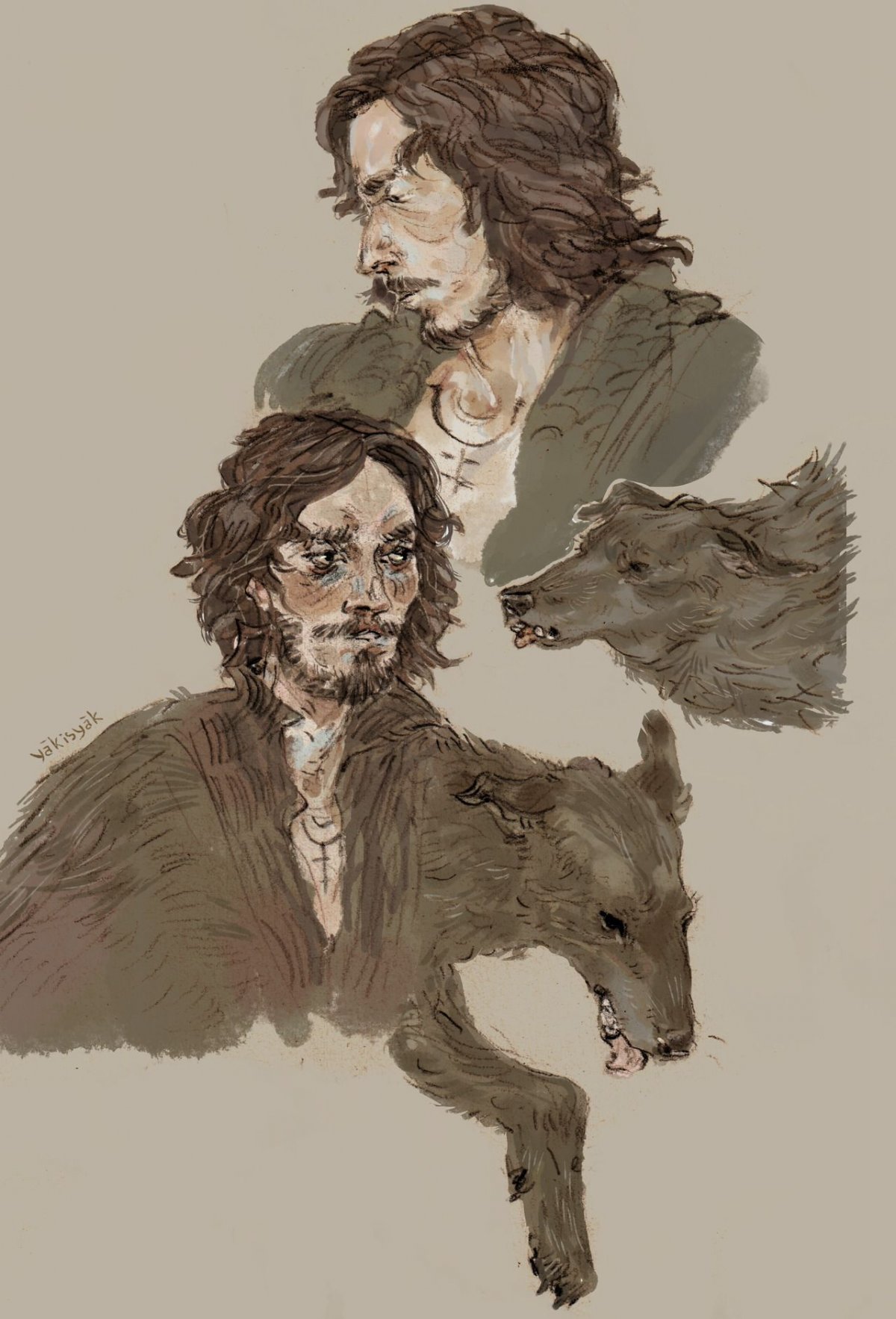 Сириус Блэк арт молодой анимаг