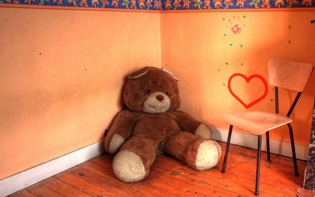 Модные и милые обои с мишкой