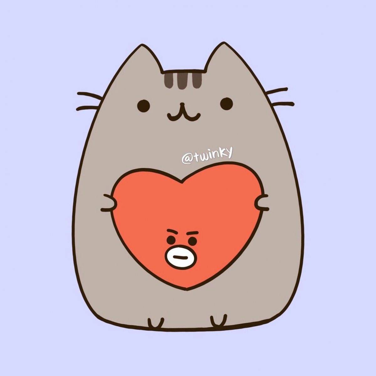 Пушин Кэт с сердечком