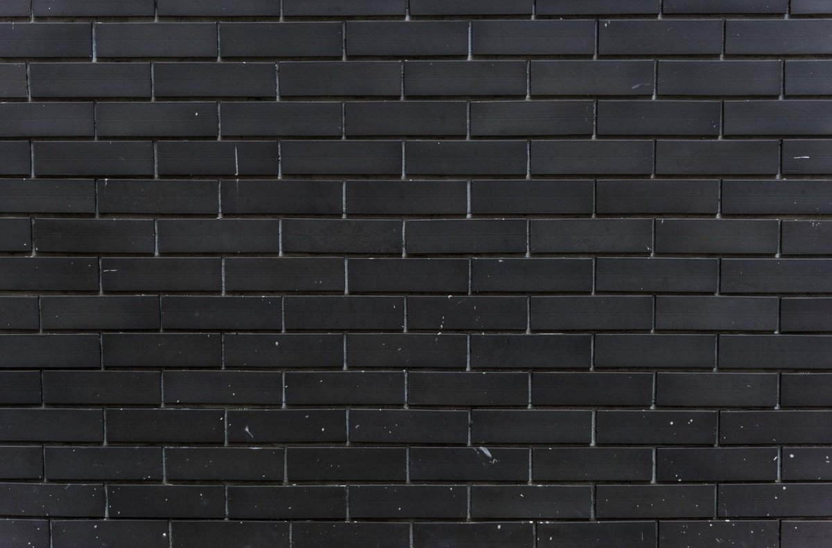 Черный кирпич фактура
