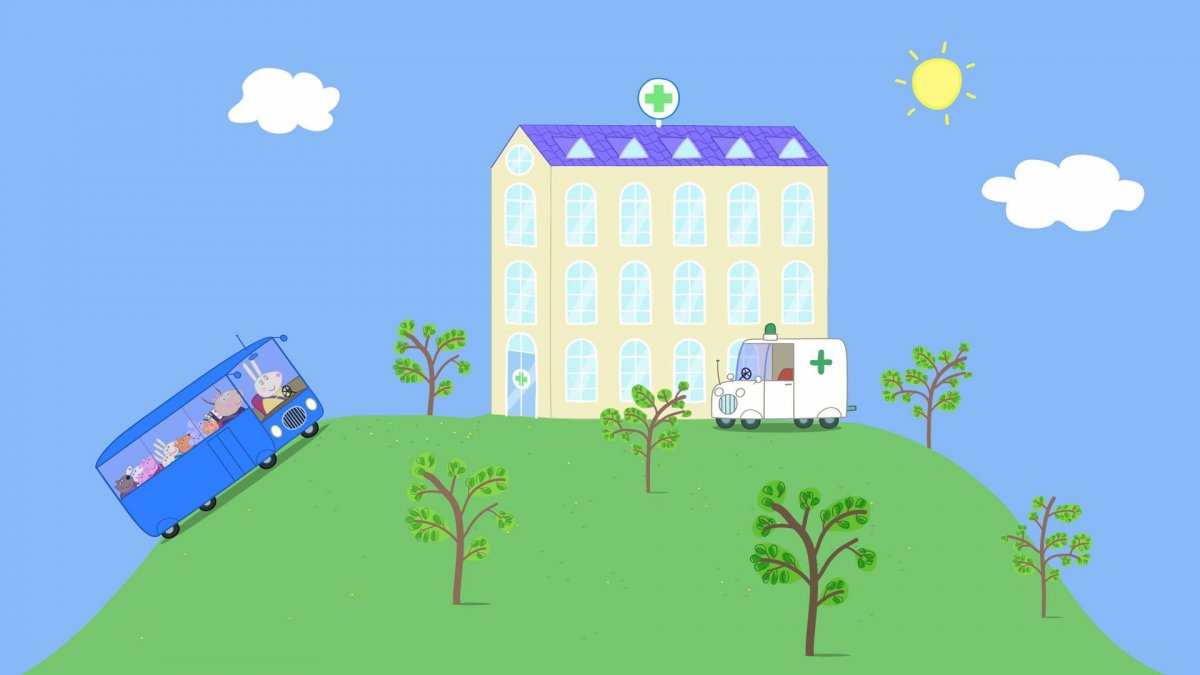 Peppa Pig House Wallpaper