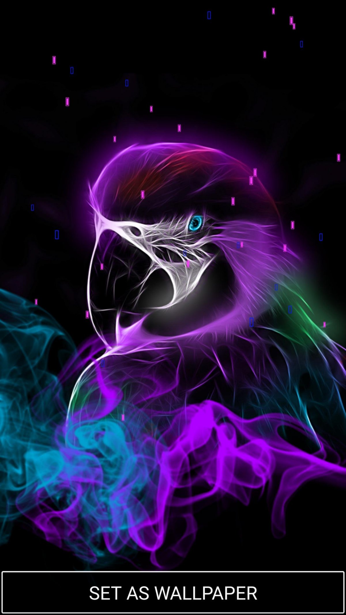 Фон темный неон