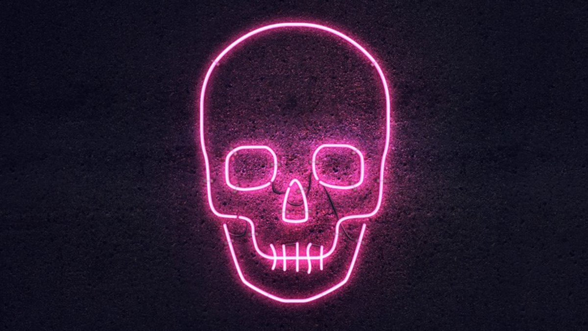 Девушка в неоне