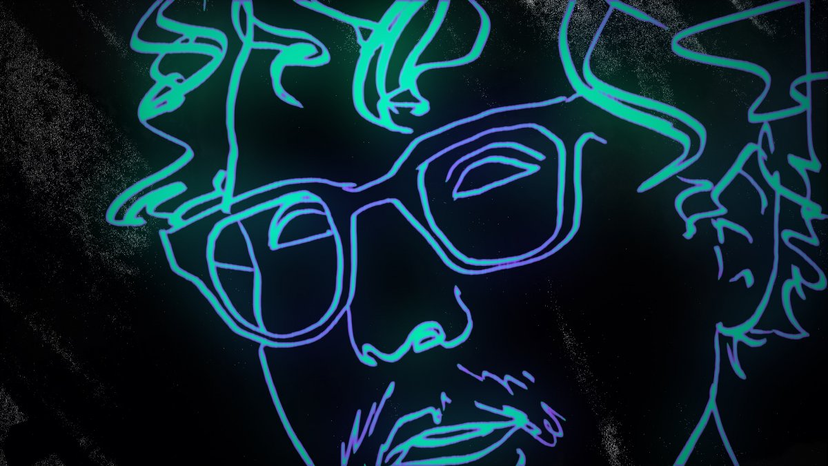 Неоновые обои на телефон вертикальные на черном фоне