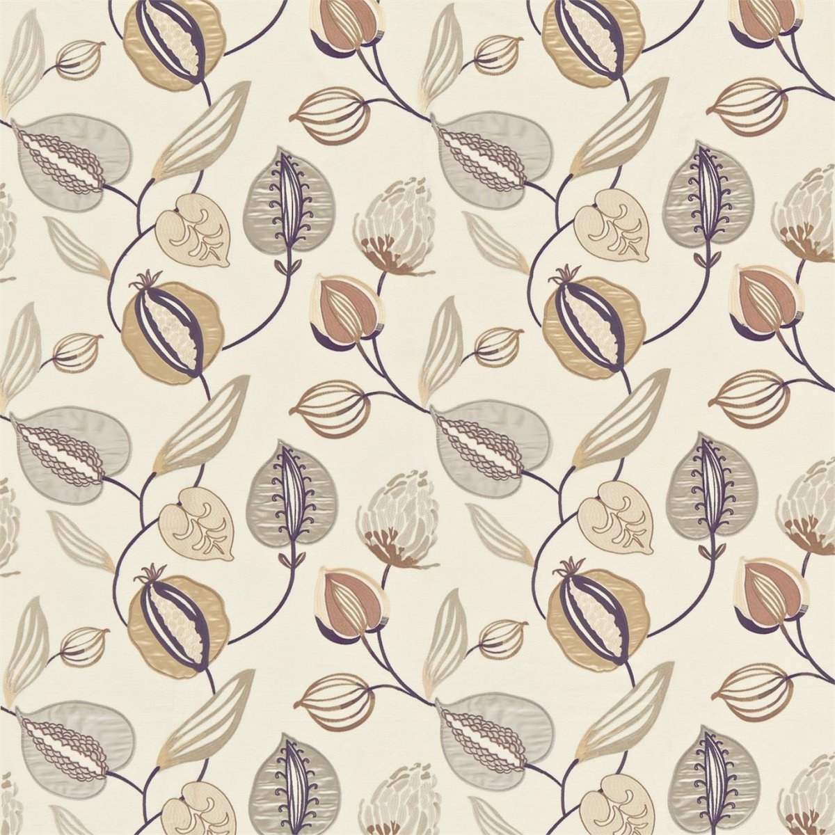 Бежевая ткань с рисунком