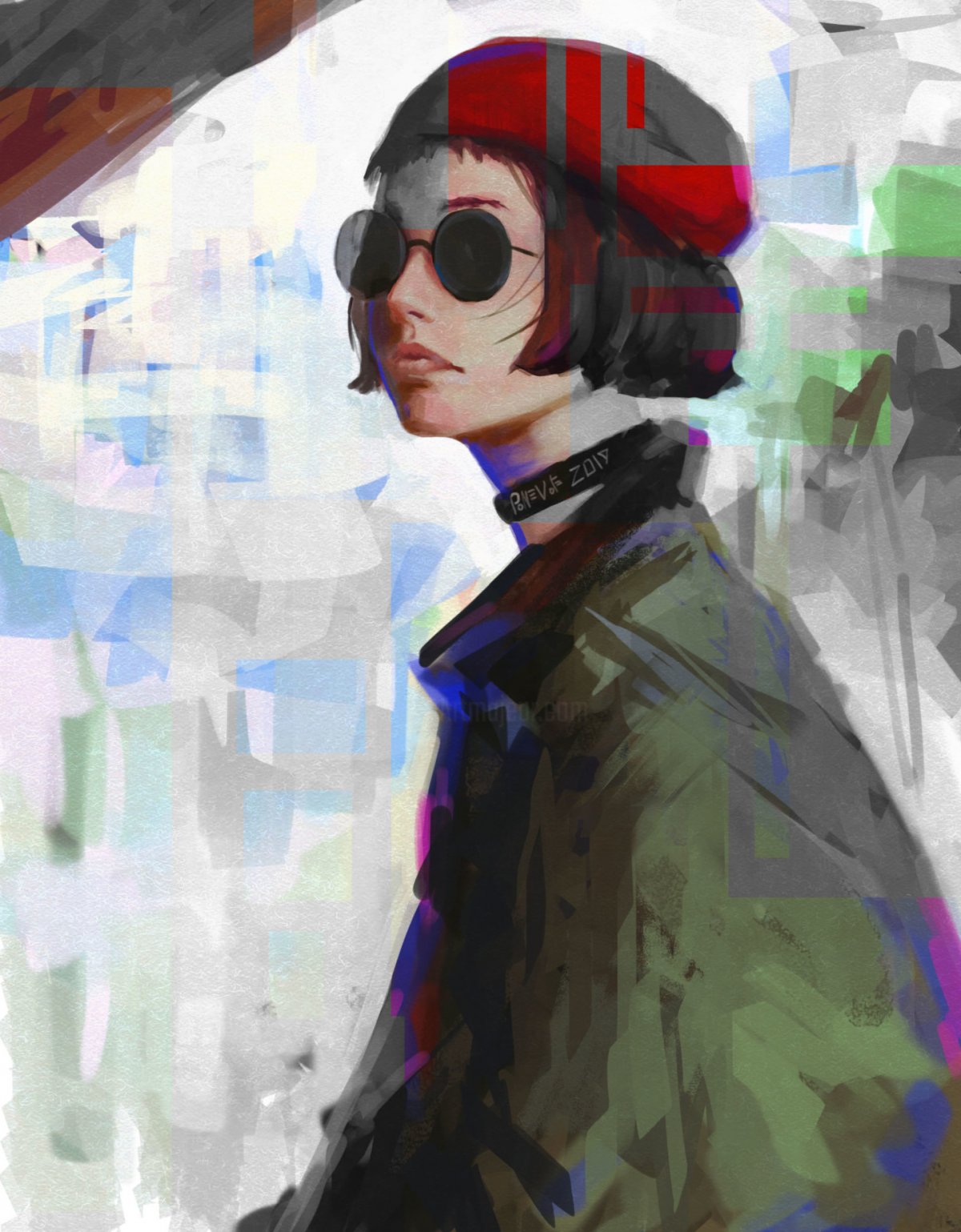 Натали Портман Леон арт