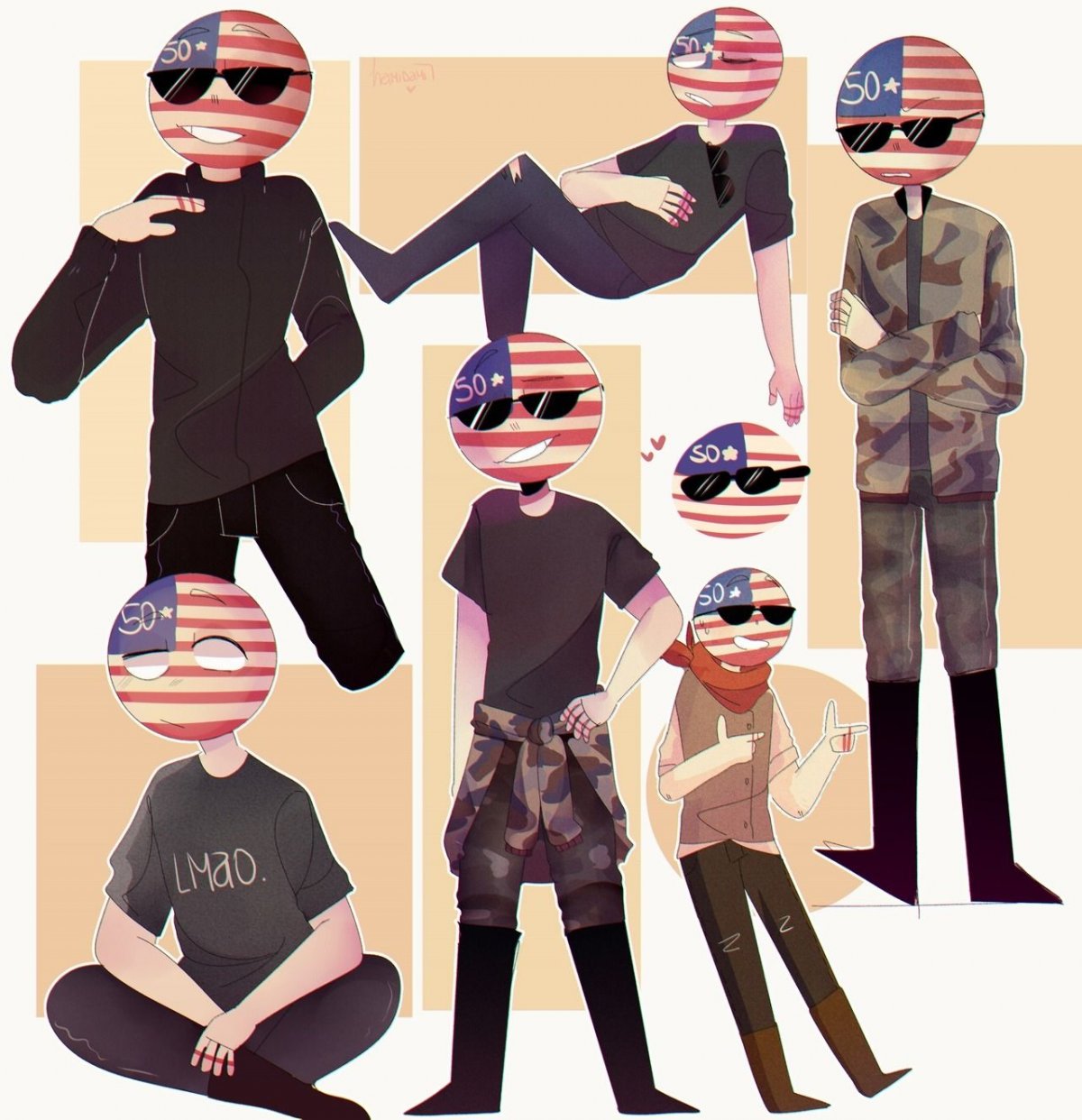 Кантри хуманс Америка