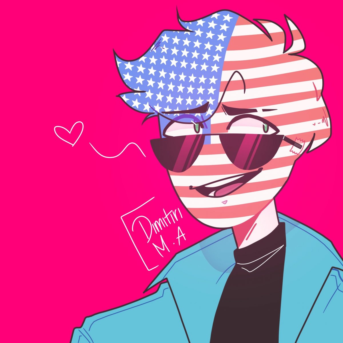 Кантрихьюманс Америка арт