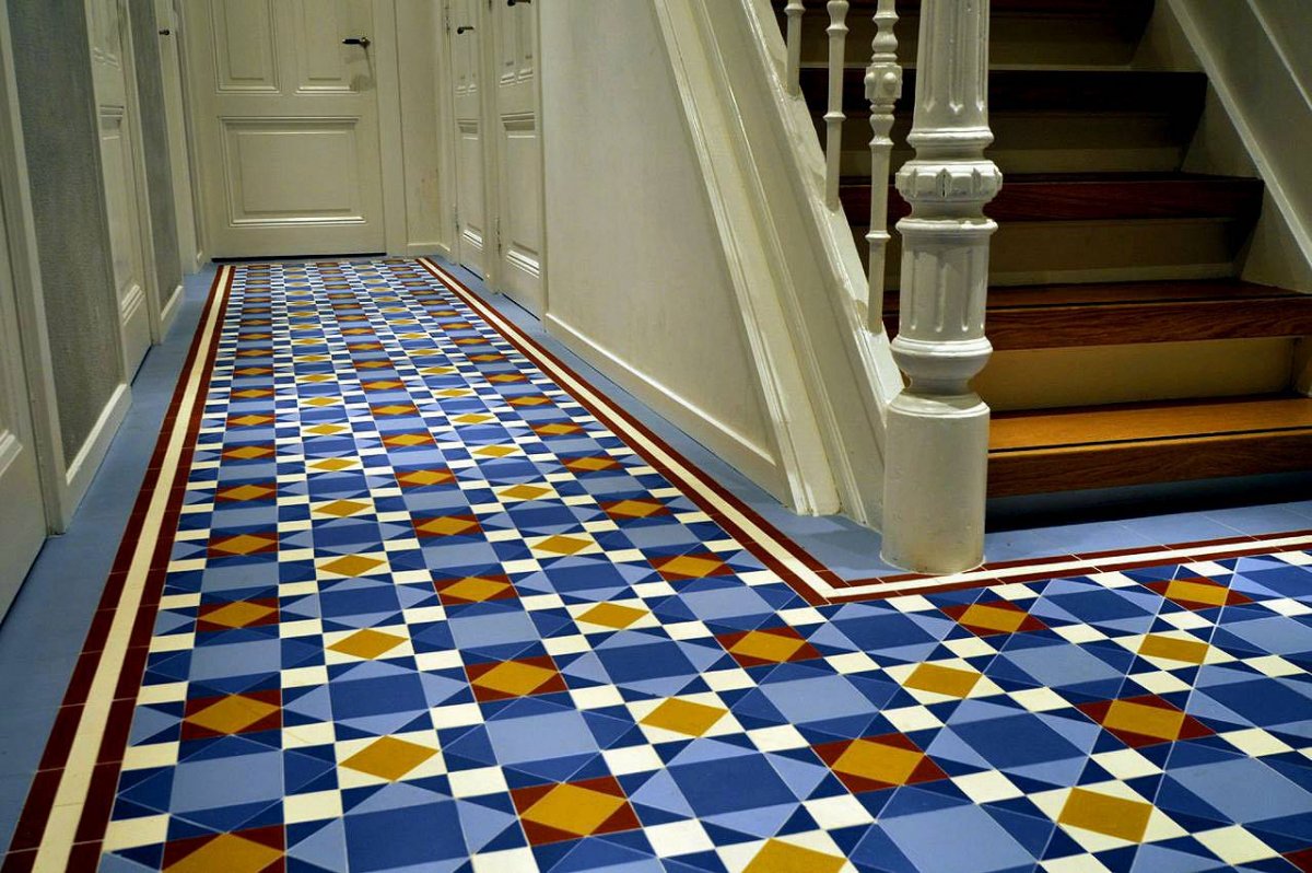 Метлахская плитка текстура