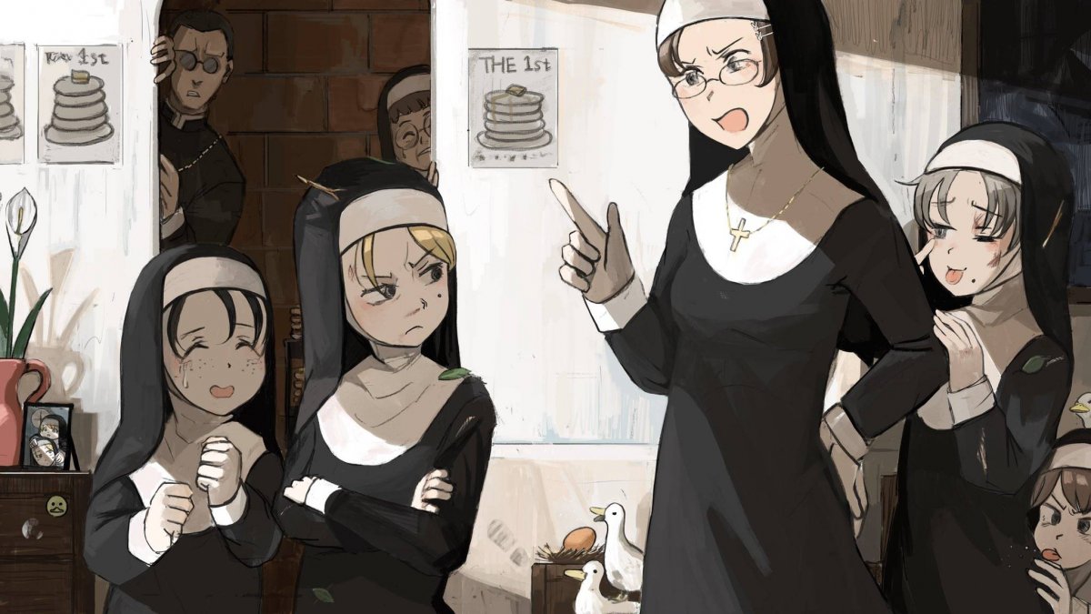 Монахиня ДНД арт