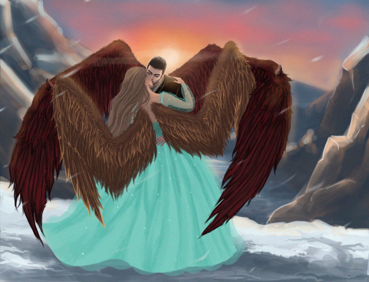 Парень и девушка арт фэнтези