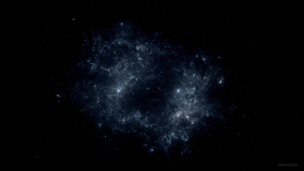 Белый космос 4к