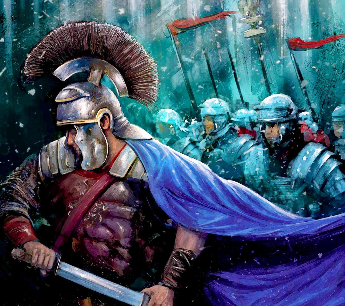 Римский легионер портрет