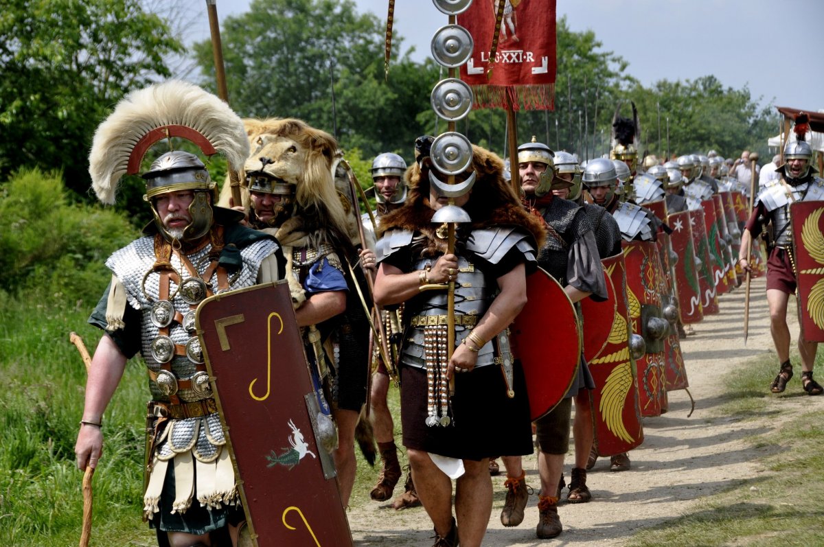 Мёртвые римские легионеры