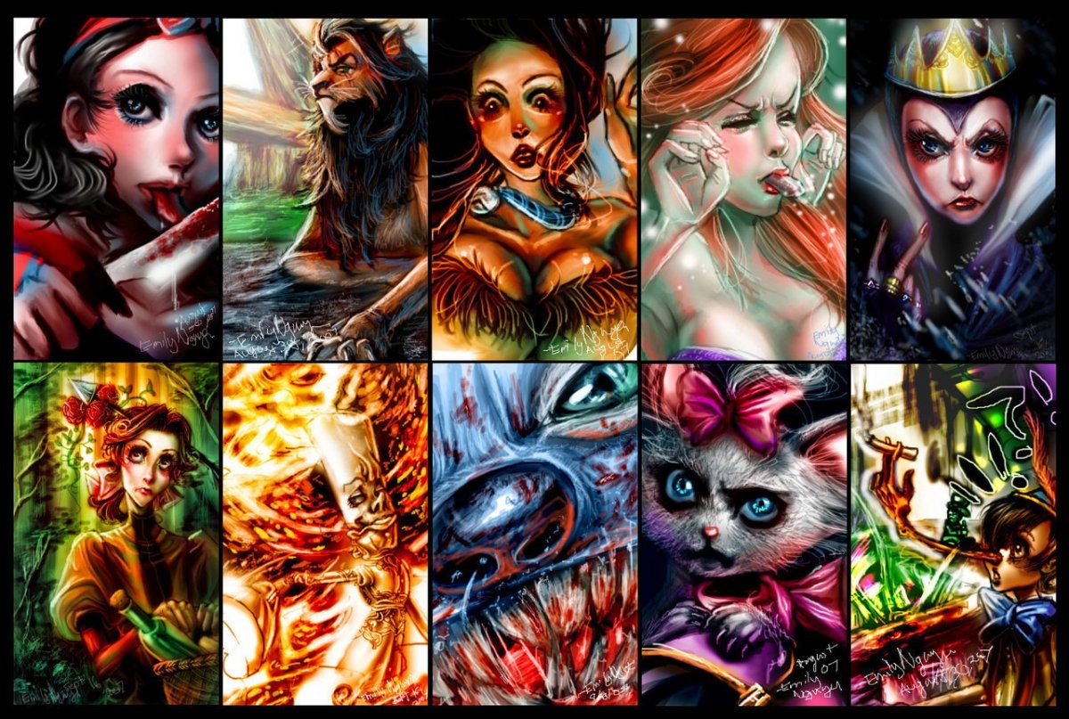 Злодеи Диснея арты