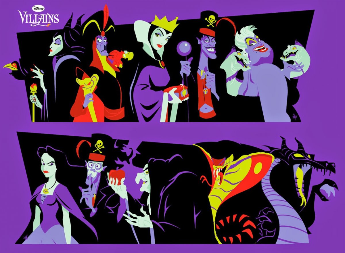 Happy Villains Disney персонажи