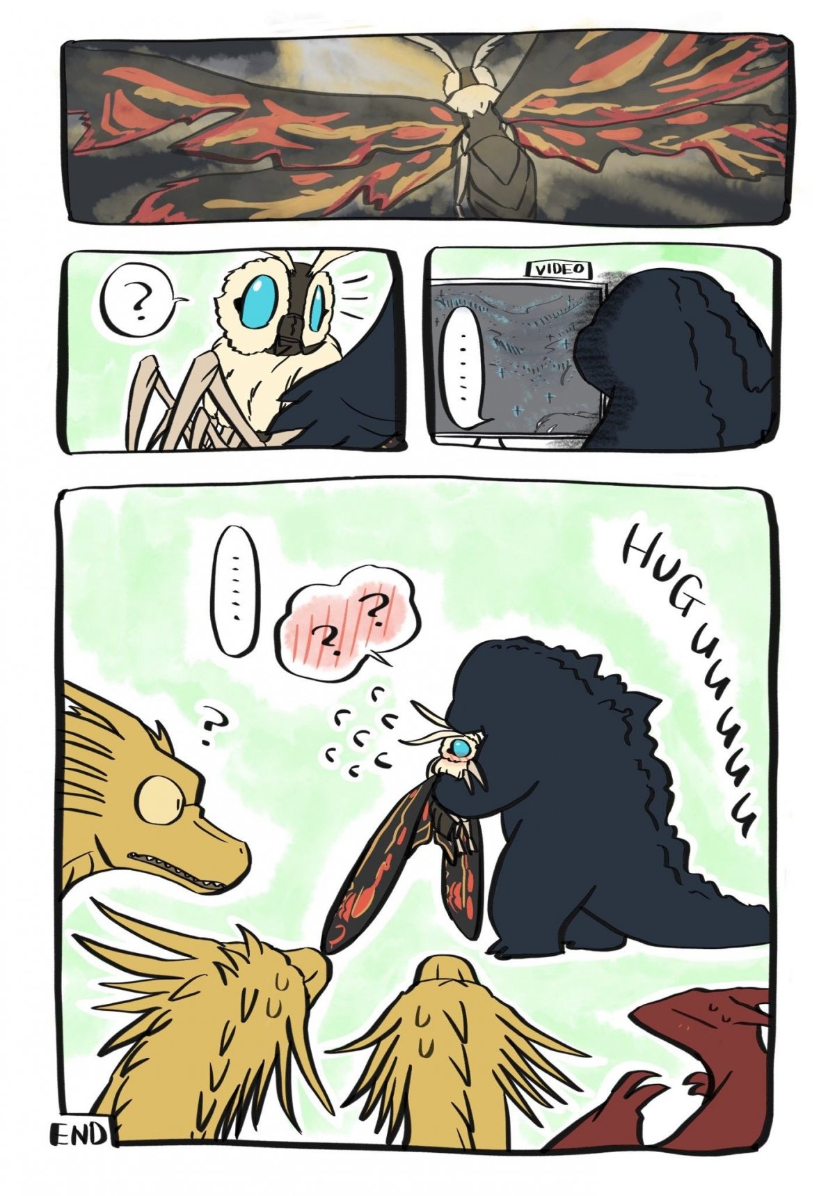 Годзилла и Мотра комиксы