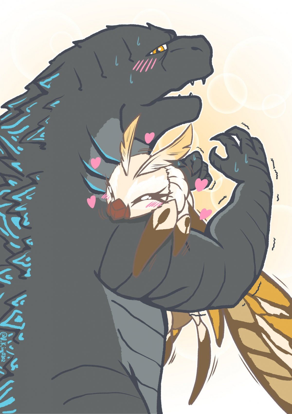 Аниме Мотра и Годзилла