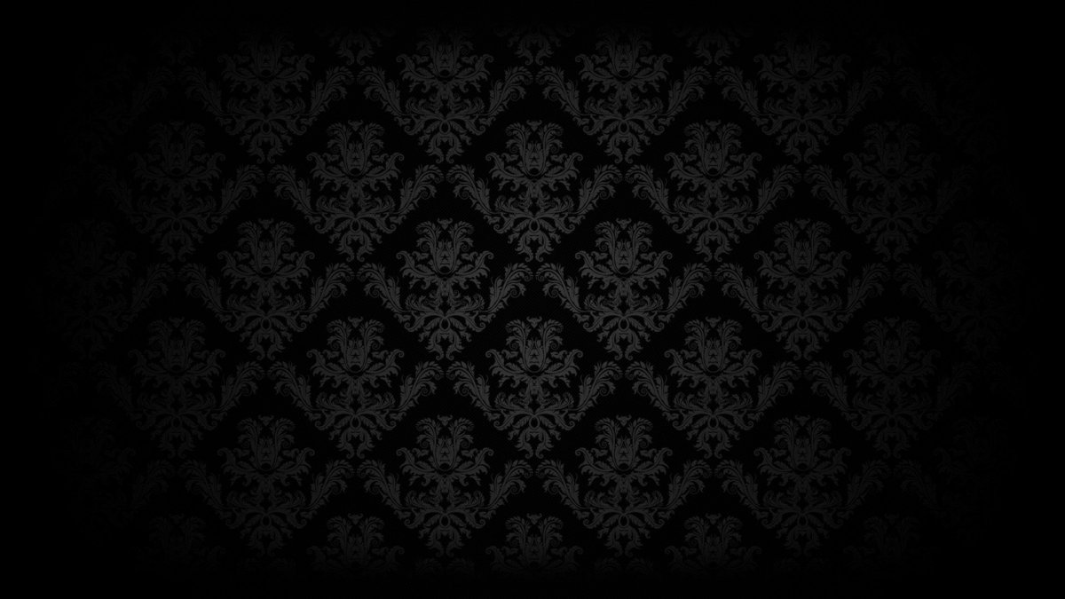 Черный фон с узорами