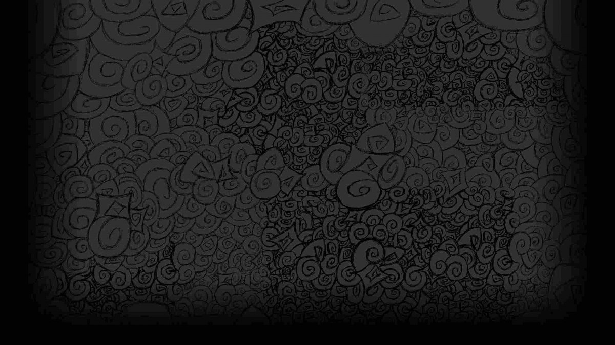 Черный фон с узорами