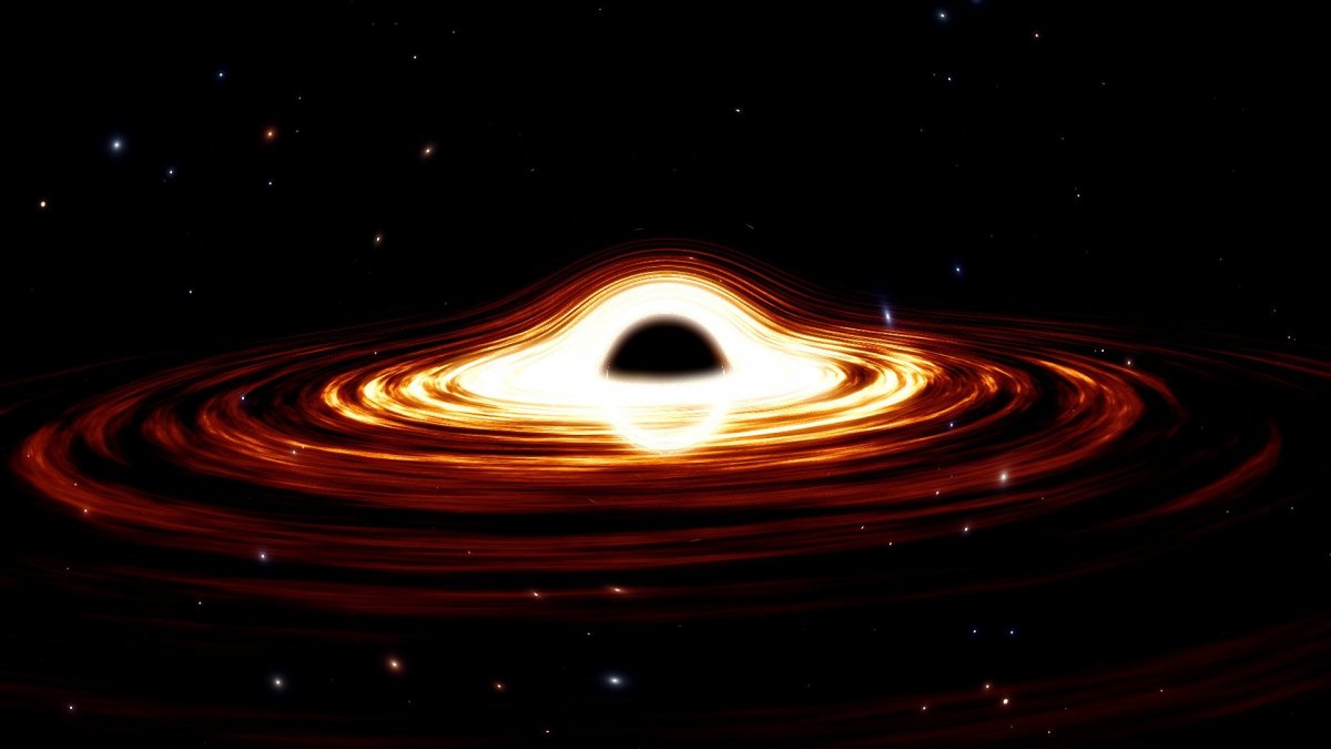Черная дыра Интерстеллар 4k