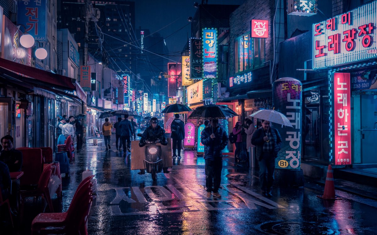 Корейские улицы Эстетика